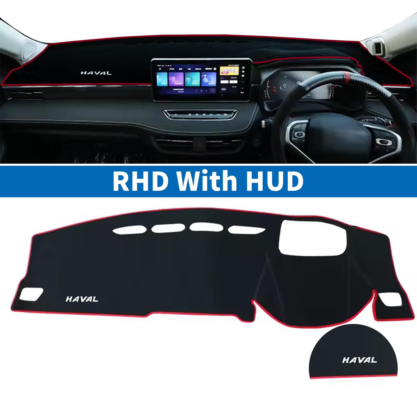 

for Haval Jolion 2024 Car Dashboard Mat Sunshade Protective Carpet Dash Pad Dashmat RHD HUD RED
