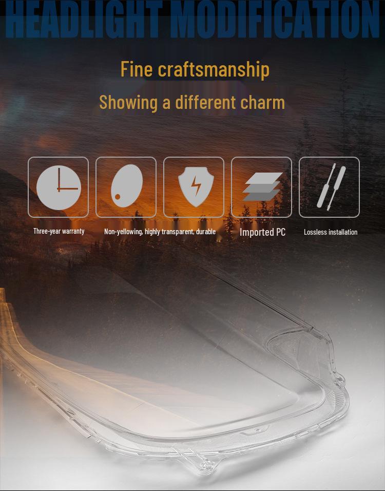 Sylphy 16-18 Headlight Transparent Cover Shell