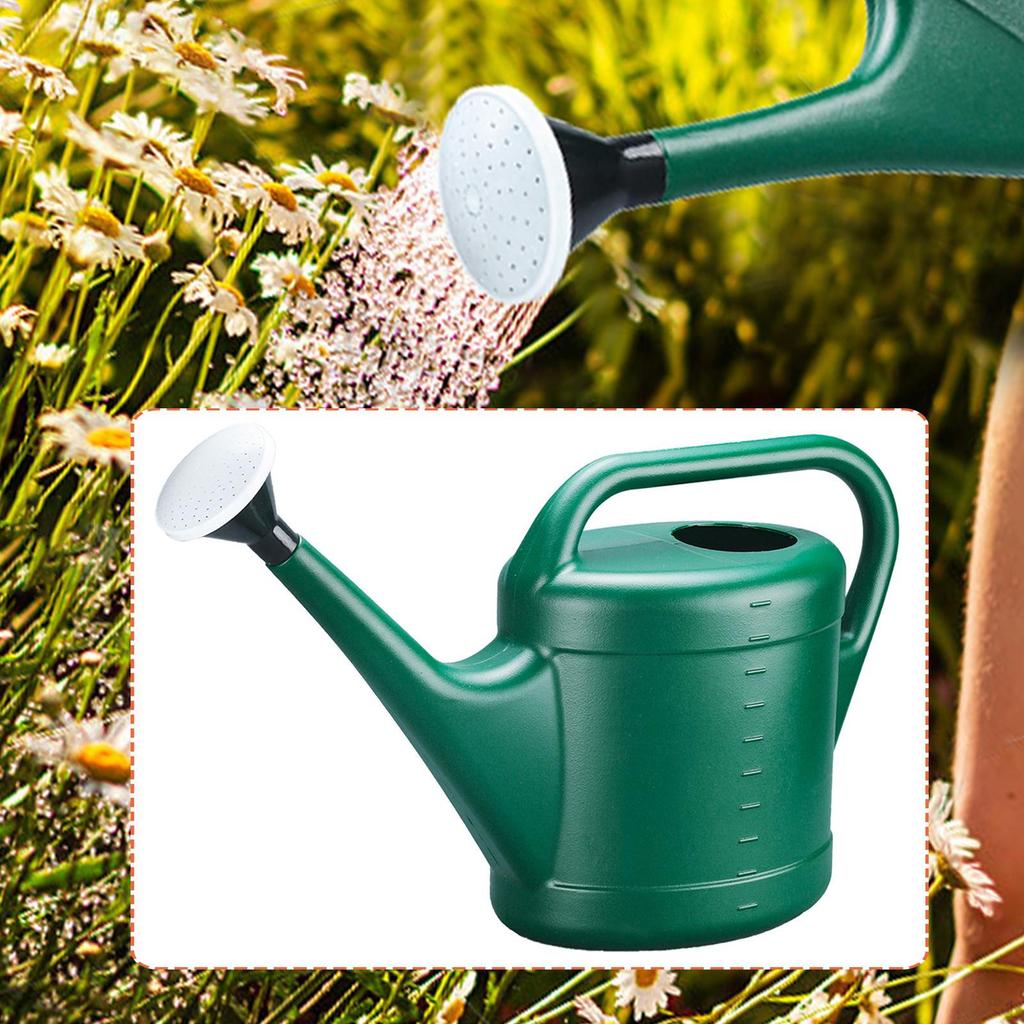 Garden Watering Can Gardening Tool Ergonomic Sprinkling Kettle Pot for Lawn, Farm House,