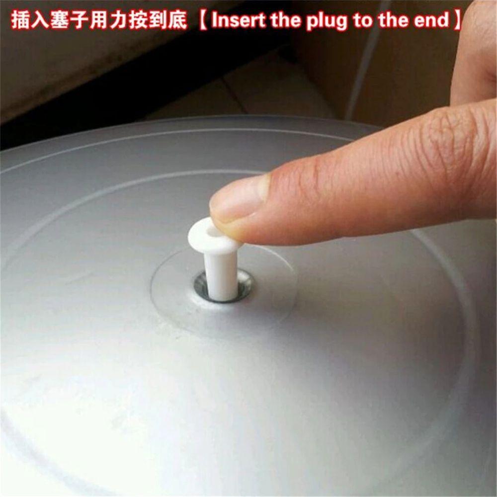 White Durable Horn Balls Fitness Balls Yoga Ball Air Stopper AIr Puller Air Plug Valve Plugs