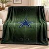 Dallas Cowboys Decke Flanelldecke Weich Gemütlich Plüsch Überwurf für Sofa Bett Leichtgewichtige Heimdekoration Outdoor Camping