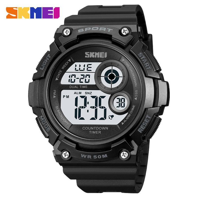 Children's electronic watch Teen student multi-functional waterproof electronic watch Outdoor luminous sports watch