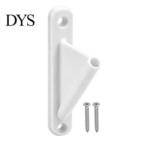 Mini Flag Pole Base Stick Holder with Screws, Wall Mount Small Flagpole Bracket Holder, Display for Classrooms Offices Shops