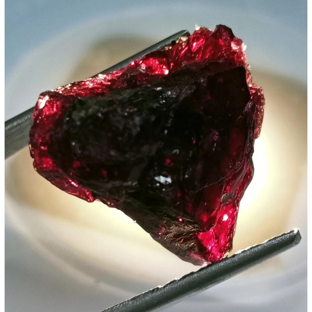 Certified Natural Red Painite Facet Rough 50-51 Ct Extremely Rare Gemstone