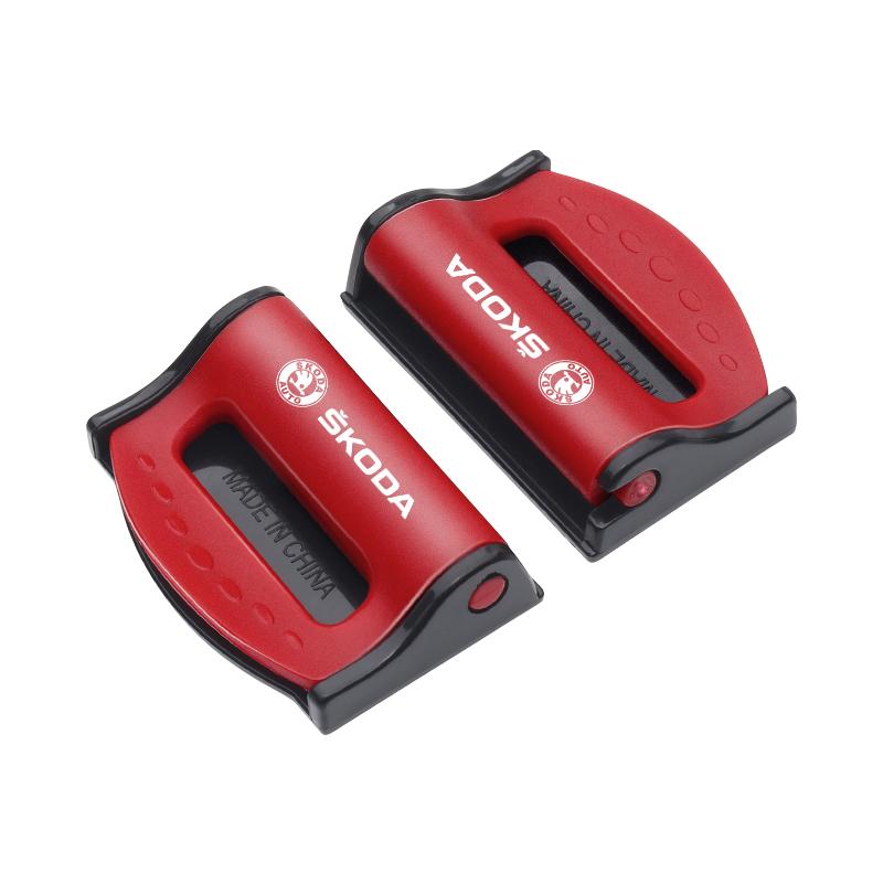 Car Seat Belts Clips Safety Adjustable Stopper Buckle Clip For Skoda Fabia Kodiaq Kamiq Superb Yeti Octavia Enyaq Rapid Karoq Derivati