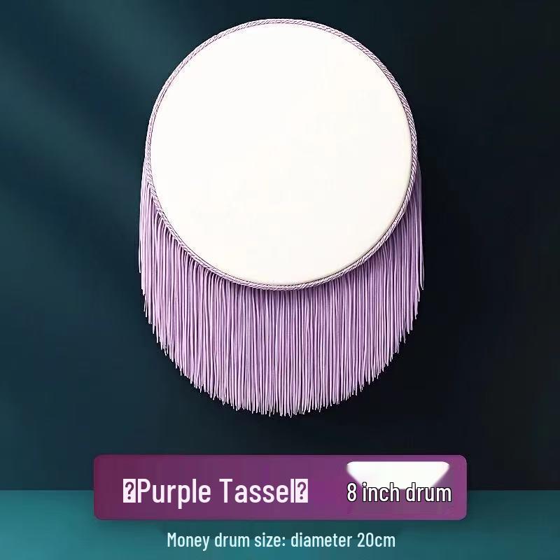 Lingnan Spring Dance Money Drum with Tassels - Suitable for All Ages