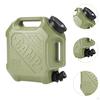 Water Container with Faucet Camping Storage Carrier Jug for Fishing RV Black