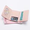 Women's Cute Cartoon Cat Trifold Wallet: Small, Fresh Multi-Card Slot Coin Purse