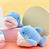 Cute Plush Shark Keychain: Biting Hand Stuffed Animal Charm