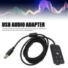 USB Sound Card USB To 3.5mm Jack Audio Adapter, Virtual 7.1 Surround Sound, for Cloud II USB Adapter