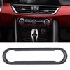 Matte Real Carbon Fiber Air Condition Trim For Alfa Romeo Giulia Stelvio 17-19