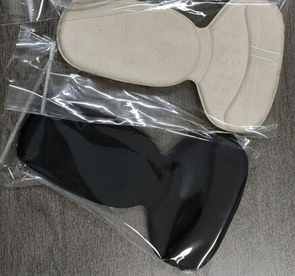 2-in-1 Silicone Heel Liner: T-shaped Anti-abrasion Foot Sticker & Transparent Anti-slip, Anti-pain, Wear-resistant Heel Pad