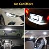 10x Newest W5W Led T10 Car Light COB Glass 6000K Auto Automobiles License Plate Lamp Dome Read DRL Bulb Style 12V