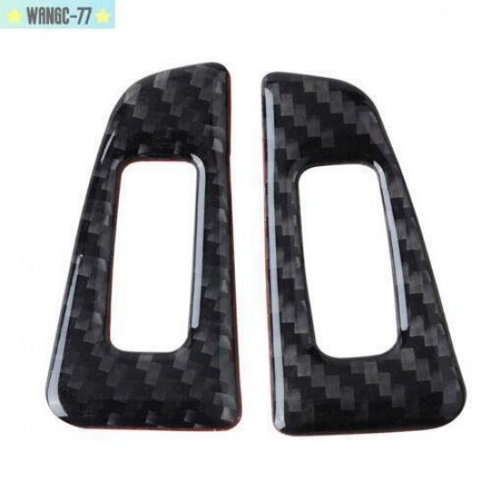Carbon Fiber AC Outlet Control Vent Sticker Interior Cover Trim For BMW 3 4 F30