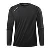 Men's Quick Drying Round Neck T-shirt Long Sleeve Men's Ice Silk Thin Fitness Running Top Bottoming Long Sleeve