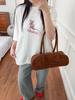 COR Women's White Embroidered Casual T-Shirt - Early Spring Loose Fit, Slim Short-Sleeved Knit with Lamb Design.