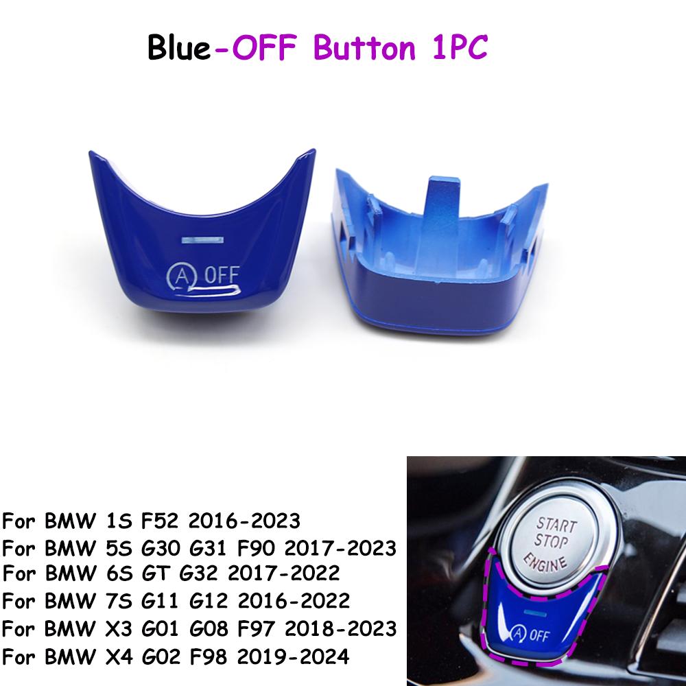 F52 G30 G31 G01 G08 G02 F98 G32 G11 G12 Engine Ignition Start Stop OFF Switch Button Cover Trim For BMW 1 5 6 7 X3 X4 Series