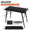 Outdoor Camping Aluminum Alloy IGT Table Foldable Adjustable Portable Barbecue Table Movable Kitchen Metal Outdoor Picnic Table