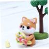 ERINGOGO Needling Felting Shiba Inu Plush Toy DIY Wool Felting Kit with Colorful Handmade Craft Kit, Set, Beginner's Wool,