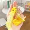 Acrylic Milk Tea Keychain: Cute Coffee Cup Glitter Pendant Charm