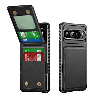 Leather Flip Wallet Card Slot Bag Stand Holder Phone Case for Google Pixel 10 9 8 7 Pro XL 9A 8A 7A Shockproof Protective Cover