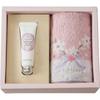 JILL STUART Hand Cream & Wash Towel Set, Cotton, Pre-wrapped (J-39)
