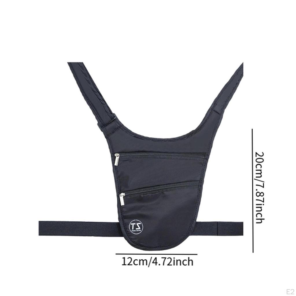 Holder Crossbody Bag for Men Women Portable Versatile Pouch Money Belt Travel Cycling