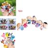 Niedliches Fingerpuppen-Set für Kinder, pädagogische Familienunterhaltung, 6/10/12 Stück