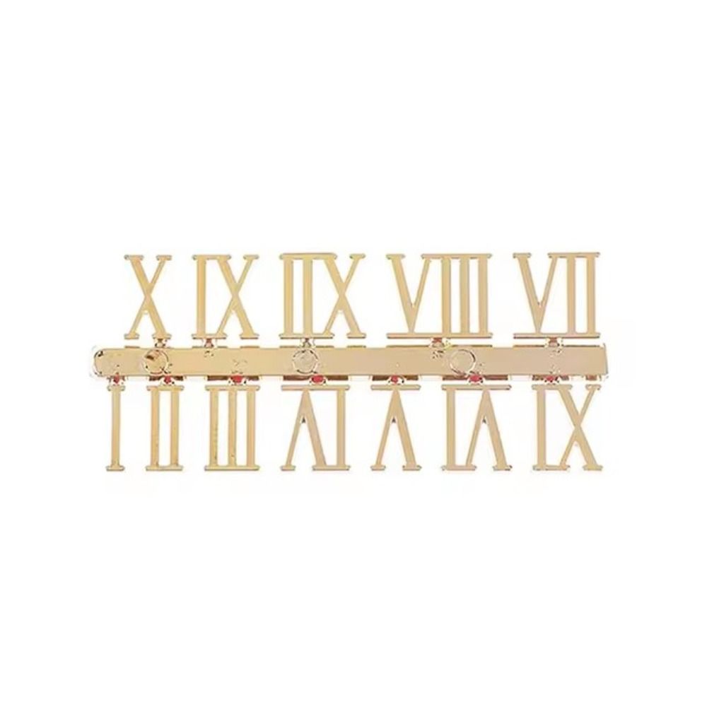 

Arabic Numerals Roman Numerals Quartz Clock Parts DIY Restore Digital Repair Tools Gold-Roman Numerals