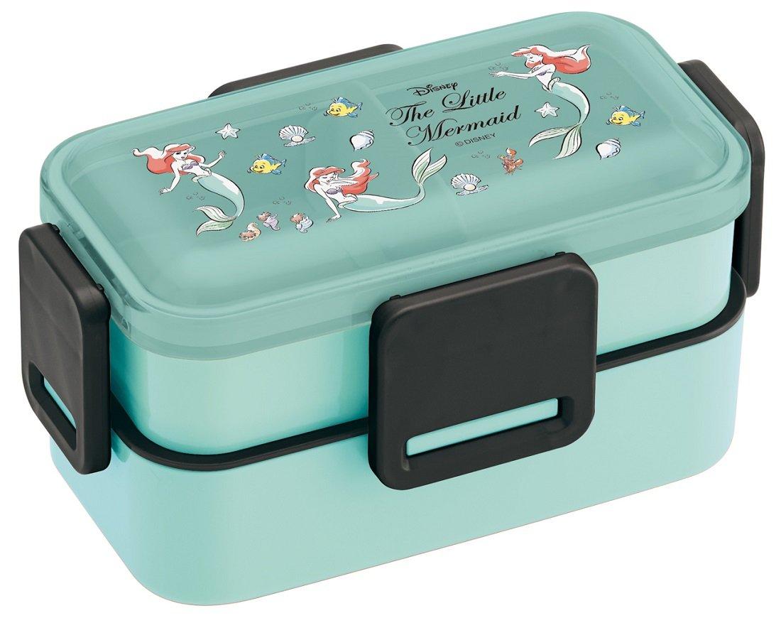 

Softly lunch Ariel Disney PFLW4 filling, dome-shaped lid, two-tiered box, 600ml, design,