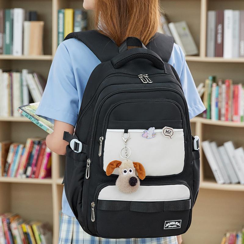 

Waterproof Japanese Schoolbag Female High School College Backpack Junior High School Students Large Capacity Middle School Students Backpack