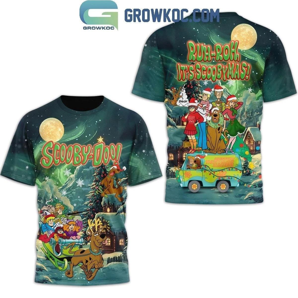 Scooby-Doo Ruh-Roh It’s Scoobymas Christmas 3D T-shirt AOP T-Shirt XXXL