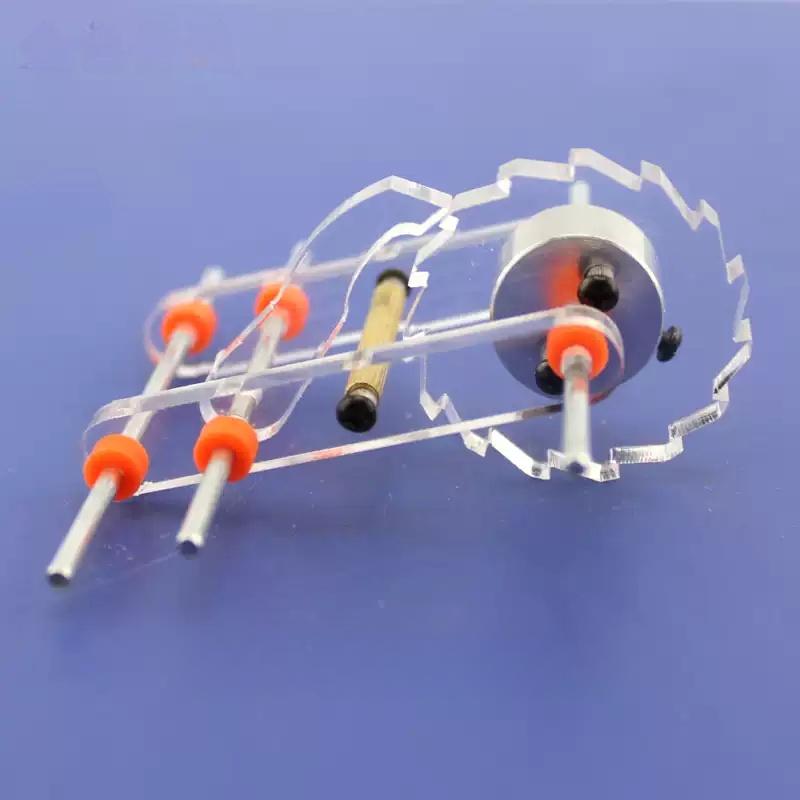 One-Way Rotation Gear Set,Thick Transparent Ratchet Pawl Mechanism DIY Kit for School Science Projects