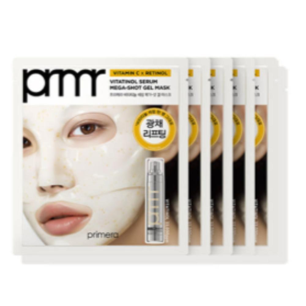 Primera NEW Vita-Tinol Gel Mask 34 g × 5 – Firming & Radiance Care Mask