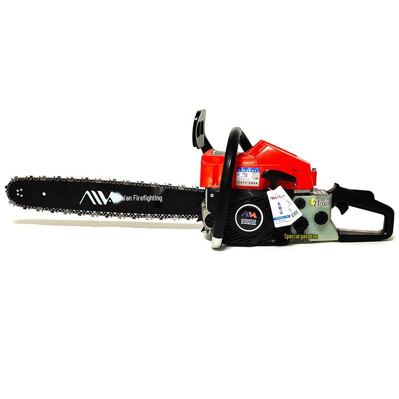 Mu An MA-YJ290 Four-Stroke High Power Gasoline Chainsaw for Logging and Profile Cutting.