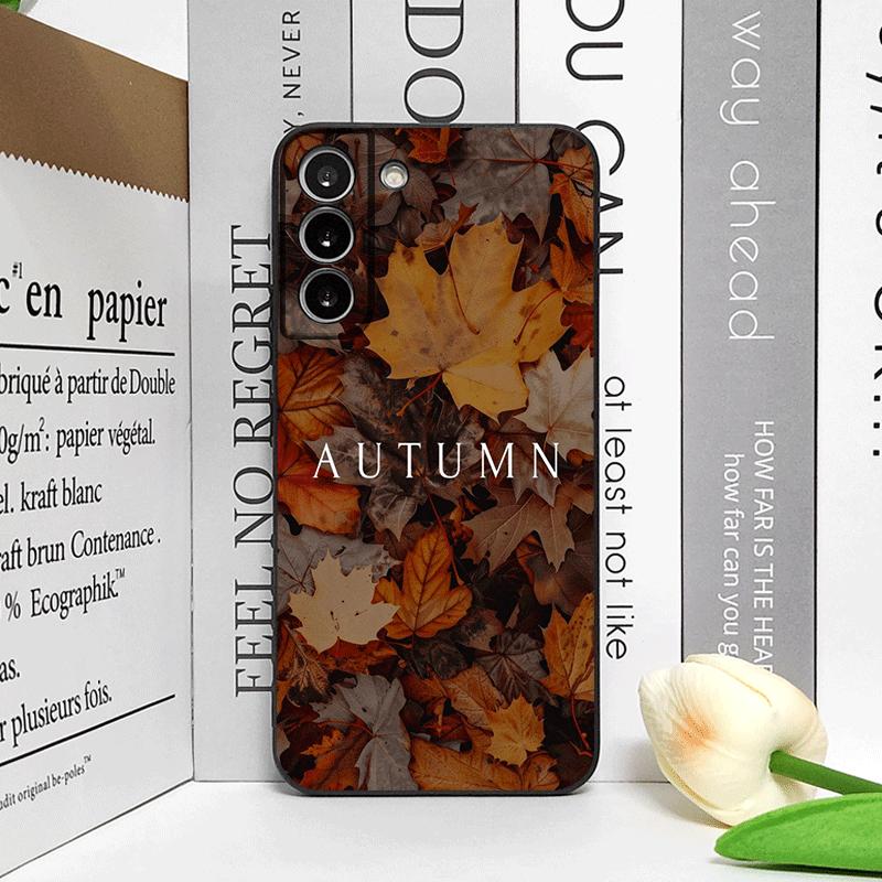 Creative Hello Autumn Maple Leaf Landscape Phone Case for Honor Huawei 200 100 400 PRO 90 Lite X8 X7 Magic 7 6 5 Pro Soft Cover