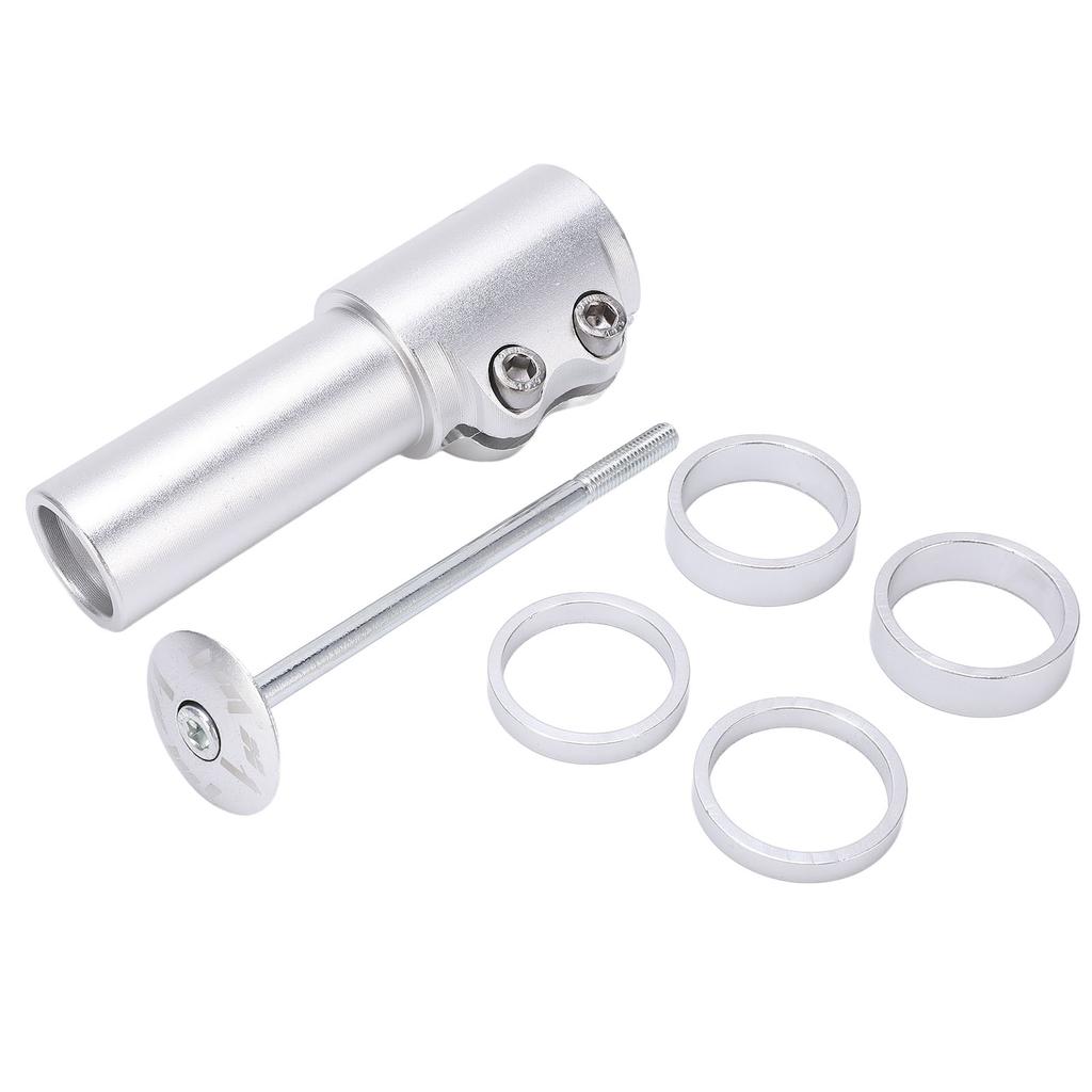 Bike Stem Riser Adaptor Aluminum Alloy Bicycle Fork Head Handlebar Head Up Adapter for Mountain