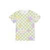 New Vans T Shirts Women's Green Checkerboard VN00091NC1D