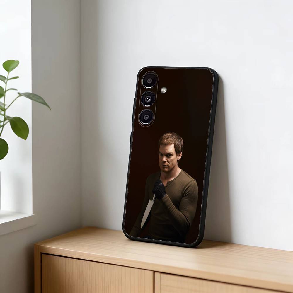 D-Dexter Morgan Phone Case For Samsung Galaxy A13,21s,22,31,32,52,53,71,72,73,Soft Black Cover