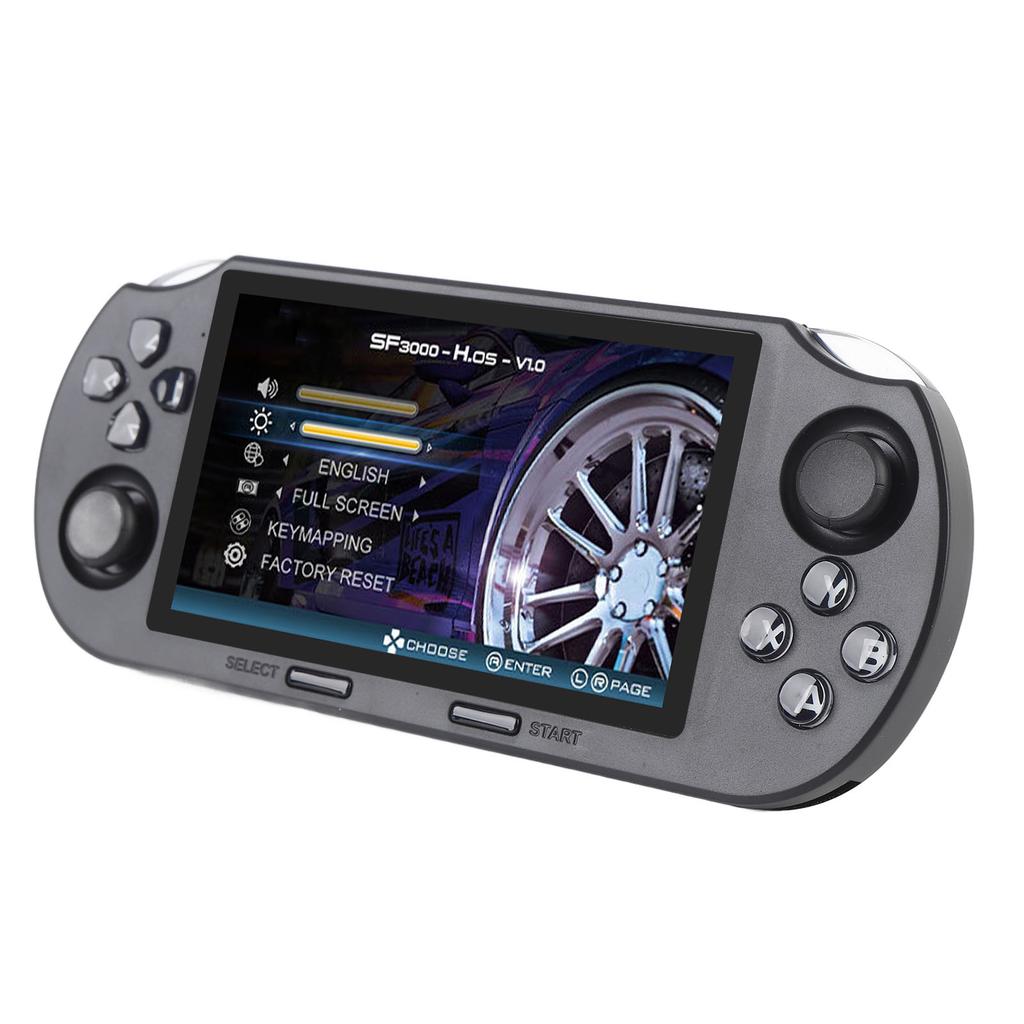 Handheld-Spielkonsole 4,5 Zoll 854x480 IPS-Bildschirm 64GB Retro Handheld-Spielkonsole Unterstützt 14