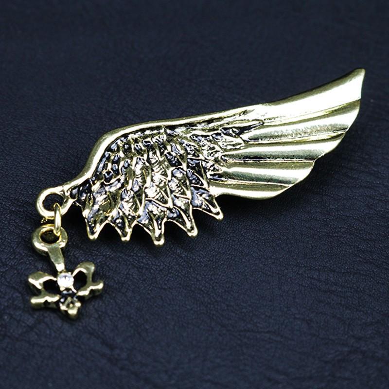 Angel Brooch Chain Accessories Men'S Women'S Suit Suit Shirt Temperament Collar Pin Collar Buckle Brooch Pin Accessories