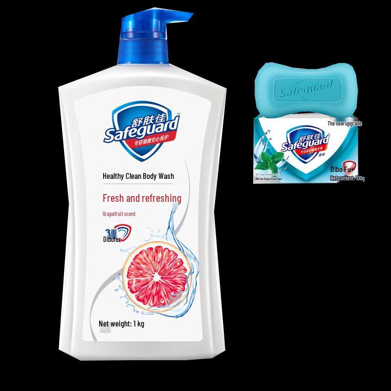 

Safeguard Grapefruit Shower Gel & Peppermint Soap Bundle
