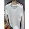Women's Lace Collar Cut-out Pullover Sweater Autumn Winter Mink Fleece Sweater Slim Base Top