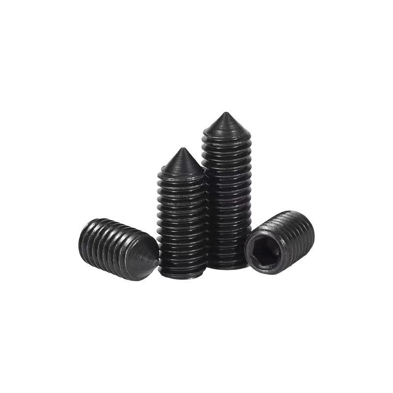 12.9 Grade Pointed Set Screw Grub Set: Headless Screws M3 M4 M5 M6 M8 M10