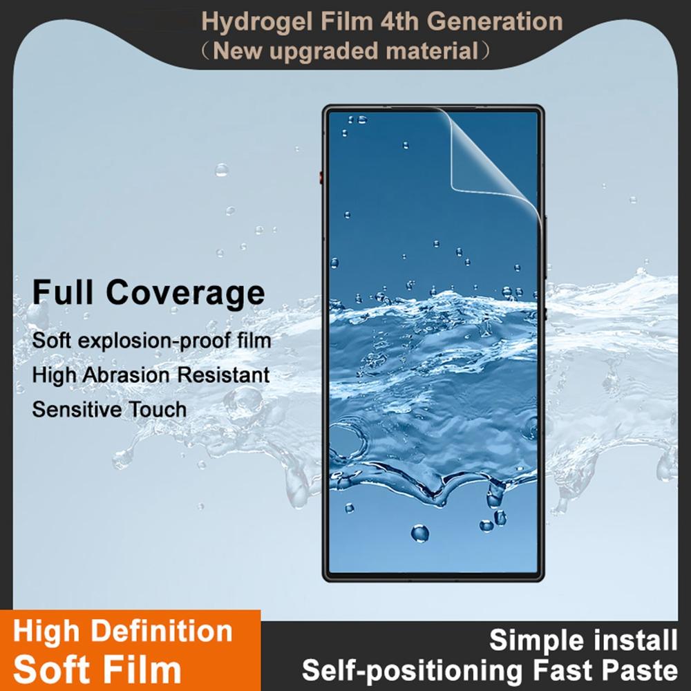 IMAK Hydrogel Film 4th Gen For ZTE nubia Redmagic 10 Air 5G Full Screen Protector Ultra Clear Soft TPU Film