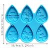 Jewelry Casting Molds Silicone Pendant Resin Molds Clover Waterdrop Epoxy Resin Mold for Earrings Necklace Keychain Mold