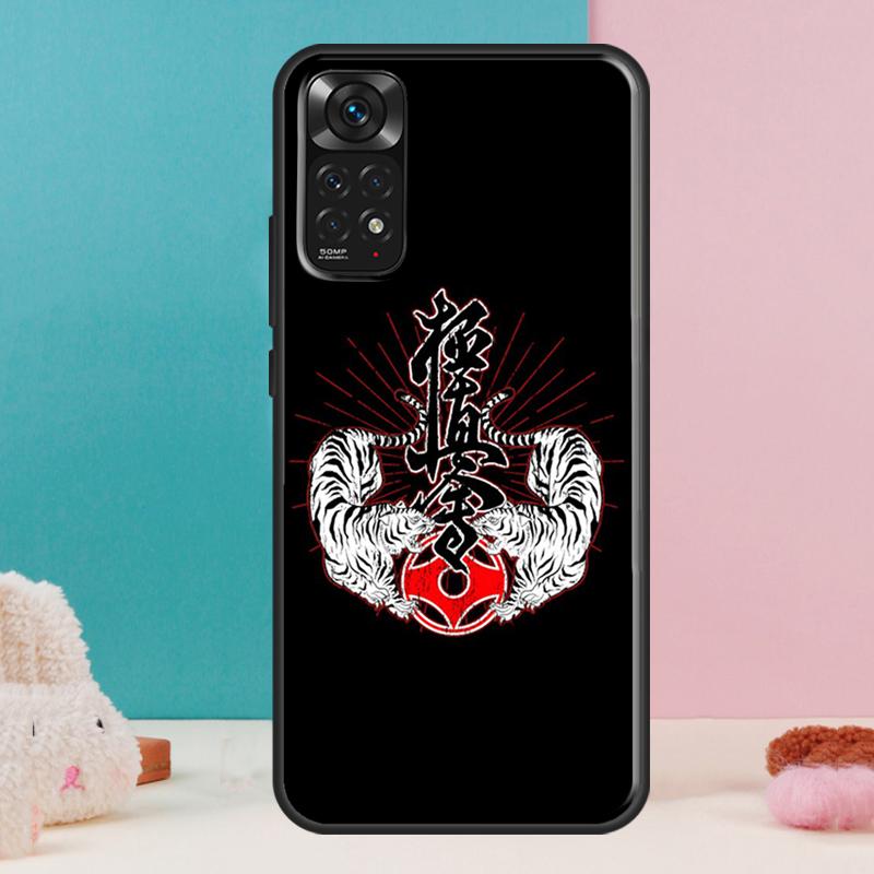 Kyokushin Karate Symbol Case For Xiaomi Redmi Note 14 13 Pro 12 11 9 10 9S 10S 11S 12S Redmi 14C 13C 10C 12C Cover