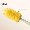 Container Cleaning Brush 5 in 1 Silicone Cup with Long Handle, Multifunctional Deep Kitchen Sink Accessory Brush, Non-slip Reusable Cleaner