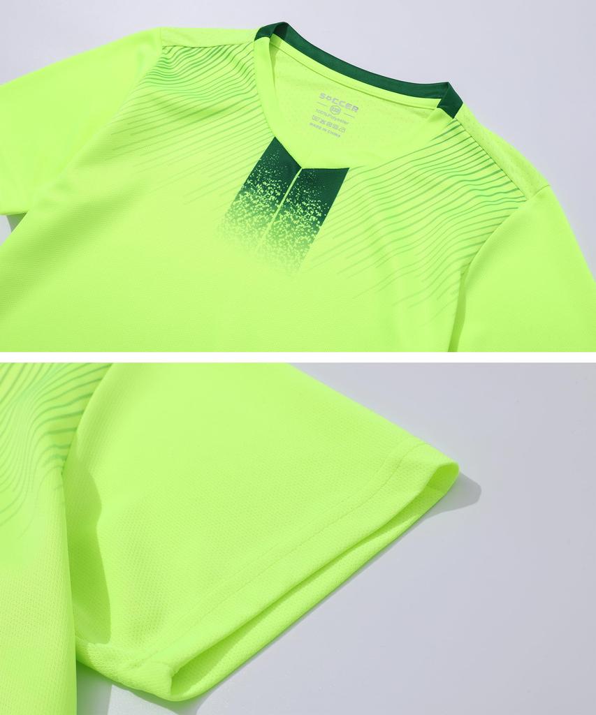 Kinder Fußballbekleidung Trikot Set für Jungen Trainings-Top und Hose Set Kurzärmlig Shorts Hose Feuchtigkeitstransport Schnelltrocknend Atmungsaktiv 120 [LUCKYLUAN]