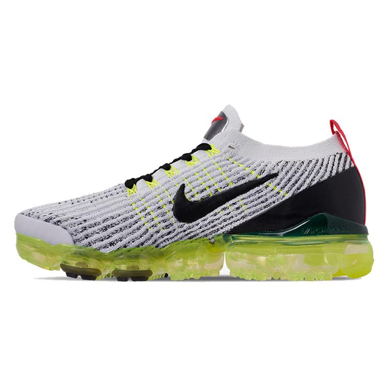 

Новые Nike Air VaporMax Flyknit 3 Белый Черный Вольт Ярко-малиновый AJ6900-100 41